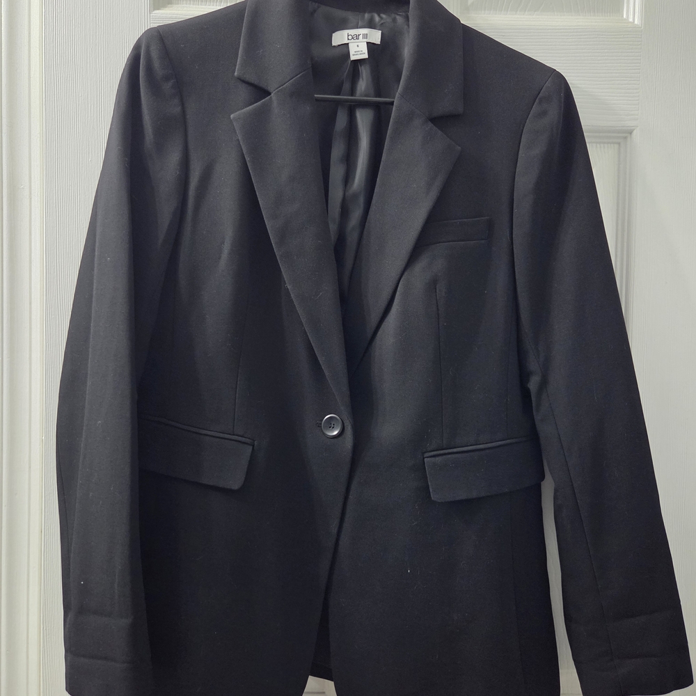 Bar III Elegant Black Jacket - Picture 2 of 8